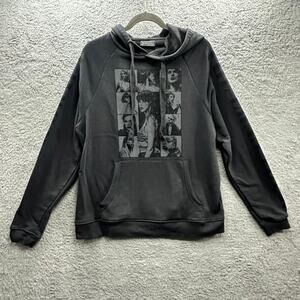 Taylor Swift Eras Tour Adult Small Charcoal Hoodie US Tour Dates Front Collage